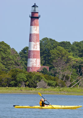 Kayaking along Assateague Island