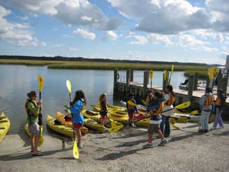 Kayak Tours for Schools, Scouts & Clubs